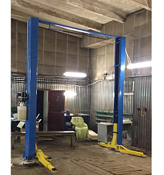 Подъемник с верхней синхронизацией, 2-х стоечный, TS-1114MR 